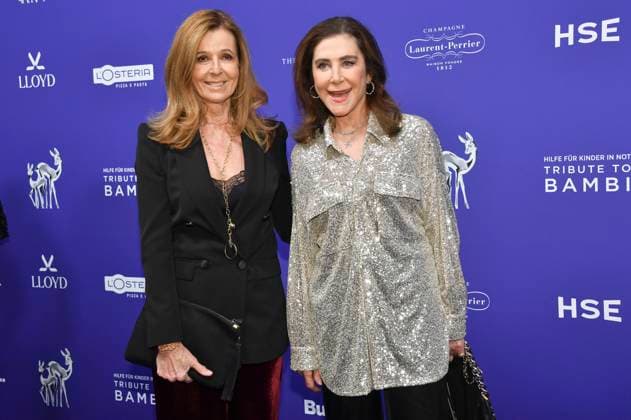 Andrea Schöller and Alexandra von Rehlingen at the Tribute to Bambi 2025 at The Charles Hotel Munich, 11 11 2025 Foto:xB.xInsingerx xFuturexImagex tribute_5232