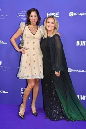 Lola Paltinger and Eva Grünbauer at the Tribute to Bambi 2025 at The Charles Hotel Munich, 11 11 2025 Foto:xB.xInsingerx xFuturexImagex tribute_5252