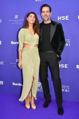 Alexander Mazza with wife Viola Mazza at the Tribute to Bambi 2025 at The Charles Hotel Munich, 11 11 2025 Foto:xB.xInsingerx xFuturexImagex tribute_5263