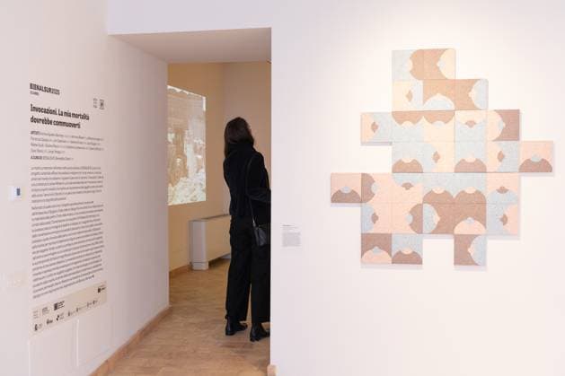 Press preview of the Bienalsur 2025 exhibition Invocations at the Spanish Embassy in Italy in Piazza Navona, Rome.  Copyright: xMatteoxNardonex xipa-agency.netx xMatteoxNardonex IPA_Agency_IPA67861854
