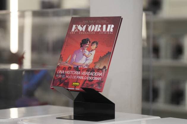 Presentation of the comic book about Pablo Escobar by Norma in Barcelona Presentation of the comic book about Pablo Escobar Escobar Escobar Una educación criminal , on November 12, 2025, in Barcelona, Catalunya Espana The comic book narrates in first person the childhood of his son Juan Pablo Escobar, showing what it was like growing up in the epicenter of the biggest criminal empire of the 20th century NOVEMBER 12, 2025 COMIC Barcelona, Catalunya Barcelona, Catalunya Espana  Copyright: xDavidxZorrakinox 7095879