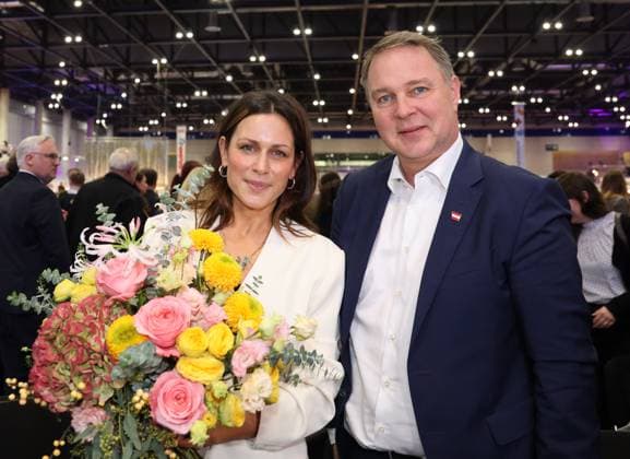Opening BUCH WIEN 2025 Vienna, Messe, 12 11 2025 Shila BEHJAT, Andreas BABLER