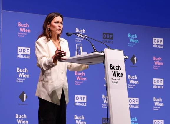 Opening BUCH WIEN 2025 Vienna, Messe, 12 11 2025 Shila BEHJAT