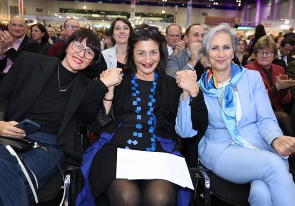 Opening BUCH WIEN 2025 Vienna, Messe, 12 11 2025 Karin BABLER BLUM, Veronica KAUP HASLER, Anna SPORRER