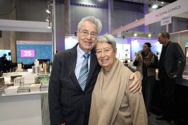 Opening BUCH WIEN 2025 Vienna, Exhibition Center, 12 11 2025 Heinz FISCHER Margit FISCHER