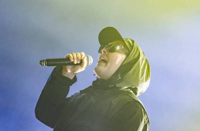 AMSTERDAM Northern Irish rap group Kneecap performing at AFAS Live. ANP EVA PLEVIER netherlands out - belgium out  Copyright: xx x541961318x originalFilename: 541961318.jpg
