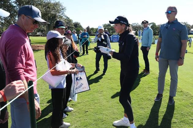 BELLEAIR, FL - NOVEMBER 12: Kai Trump at the Pro Am for The Annika driven by Gainbridge at Pelican on November 12, 2025 at the Pelican Golf Club in Belleair, Florida. Copyright: xmpi34x