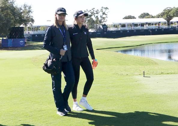 BELLEAIR, FL - NOVEMBER 12: Vanessa Trump and Kai Trump at the Pro Am for The Annika driven by Gainbridge at Pelican on November 12, 2025 at the Pelican Golf Club in Belleair, Florida. Copyright: xmpi34x