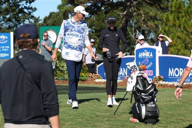 BELLEAIR, FL - NOVEMBER 12: Kai Trump at the Pro Am for The Annika driven by Gainbridge at Pelican on November 12, 2025 at the Pelican Golf Club in Belleair, Florida. Copyright: xmpi34x