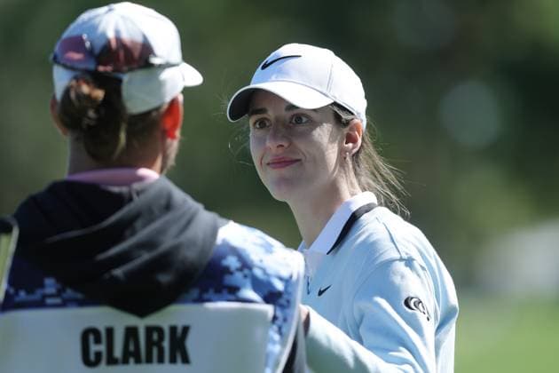 BELLEAIR, FL - NOVEMBER 12: Caitlin Clark at the Pro Am for The Annika driven by Gainbridge at Pelican on November 12, 2025 at the Pelican Golf Club in Belleair, Florida. Copyright: xmpi34x
