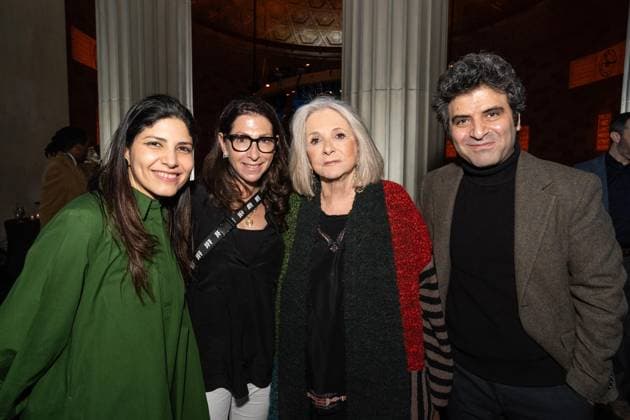November 12, 2025, Bronx, New York, USA: Sheila Nevins (2nd from R) attends the 2025 DOC NYC s Visionaries Lunch at Gotham Hall in New York, NY on November 12, 2025. Bronx USA - ZUMAr339 20251112_znp_r339_016 Copyright: xLevxRadinx