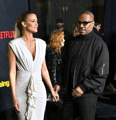 Netflix™s ˜Being Eddie™ Los Angeles Premiere Paige Butcher and Eddie Murphy arriving to Netflix™s Being Eddie Los Angeles premiere held at the Netflix Tudum Theater on November 12, 2025 in Hollywood, Ca. Hollywood Netflix Tudum Theater California USA Copyright: xStarbuck AFF-USA.COMx