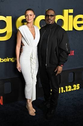 Netflix™s ˜Being Eddie™ Los Angeles Premiere Paige Butcher and Eddie Murphy arriving to Netflix™s Being Eddie Los Angeles premiere held at the Netflix Tudum Theater on November 12, 2025 in Hollywood, Ca. Hollywood Netflix Tudum Theater California USA Copyright: xStarbuck AFF-USA.COMx