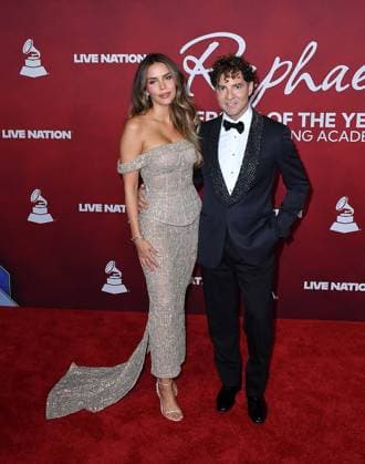 The Latin Recording Academy Person Of The Year Gala 2025 Honoring Raphael - Arrivals David Bisbal, Rosanna Zanetti attend The Latin Recording Academy 2025 Person of the Year Gala Honoring Raphael at the Mandalay Bay Convention Center on November 12, 2025 in Las Vegas, Nevada. Las Vegas Mandalay Bay Nevada USA Copyright: xCxFlanigan imageSPACEx