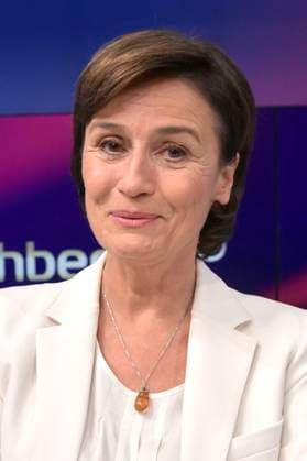 Sandra Maischberger on the ARD talk show maischberger in Studio Berlin Adlershof Berlin, 12 11 2025 Foto:xM.xBehrensx xFuturexImagex maischberger1211_5136