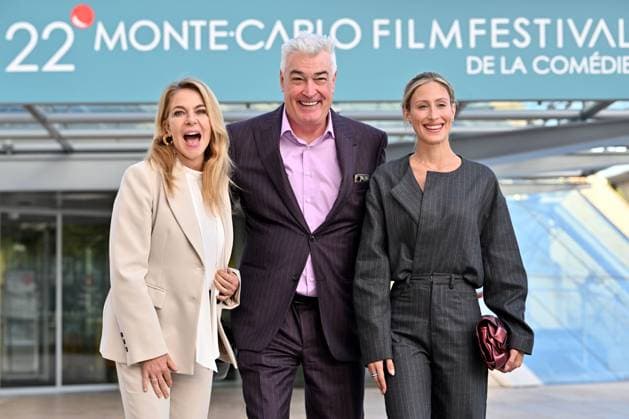 Claudia Gerini, Daniel McVicar and Teresa Riott Launch and presentation of the Jury of the 22nd Monte Carlo Comedy Festival at the Grimaldi Forum in Monaco, November 12, 2025 Ezio Greggio, the Festivals founder and president, introduced the members of the Jury and the films in competition on the stage of the Salle Camille Blanc at the Grimaldi Forum Actress Claudia Gerini, is President of the Jury, Franco Nero, Honorary President, Teresa Riott and Daniel McVicar make up this cinematic quartet. The Festivals aim is to promote and enhance the different genres of comedy through film premieres, Thanks to the commitment of Ezio Greggio and the late Mario Monicelli, co-founder of the event, comedy has gained a new appreciation even at prestigiou Copyright: xBrunoxBebertx xBestimagexBrunoxBebertx xBestimagex