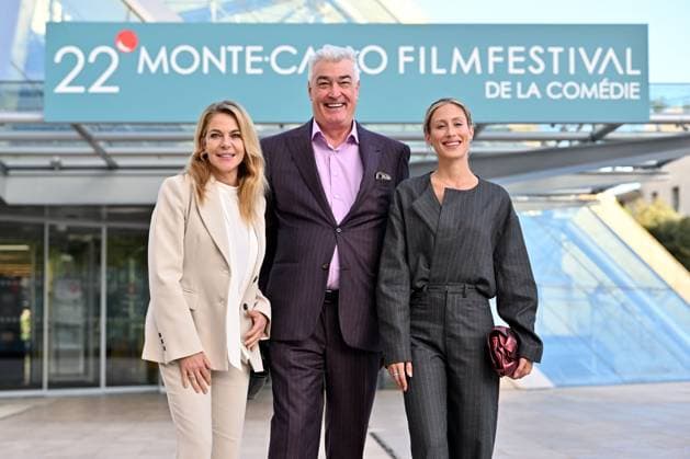 Claudia Gerini, Daniel McVicar and Teresa Riott Launch and presentation of the Jury of the 22nd Monte Carlo Comedy Festival at the Grimaldi Forum in Monaco, November 12, 2025 Ezio Greggio, the Festivals founder and president, introduced the members of the Jury and the films in competition on the stage of the Salle Camille Blanc at the Grimaldi Forum Actress Claudia Gerini, is President of the Jury, Franco Nero, Honorary President, Teresa Riott and Daniel McVicar make up this cinematic quartet. The Festivals aim is to promote and enhance the different genres of comedy through film premieres, Thanks to the commitment of Ezio Greggio and the late Mario Monicelli, co-founder of the event, comedy has gained a new appreciation even at prestigiou Copyright: xBrunoxBebertx xBestimagexBrunoxBebertx xBestimagex