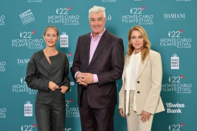 Teresa Riott, Daniel McVicar and Claudia Gerini Launch and presentation of the Jury of the 22nd Monte Carlo Festival de la Comédie at the Grimaldi Forum in Monaco, November 12, 2025 Ezio Greggio, the Festivals founder and president, introduced the members of the Jury and the films in competition on the stage of the Salle Camille Blanc at the Grimaldi Forum Actress Claudia Gerini, is President of the Jury, Franco Nero, Honorary President, Teresa Riott and Daniel McVicar make up this cinematic quartet. The Festivals aim is to promote and enhance the different genres of comedy through film premieres, Thanks to the commitment of Ezio Greggio and the late Mario Monicelli, co-founder of the event, comedy has gained a new appreciation even at pre Copyright: xBrunoxBebertx xBestimagexBrunoxBebertx xBestimagex