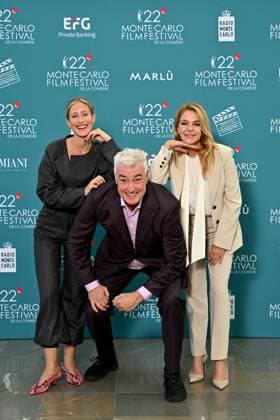 Teresa Riott, Daniel McVicar and Claudia Gerini Launch and presentation of the Jury of the 22nd Monte Carlo Festival de la Comédie at the Grimaldi Forum in Monaco, November 12, 2025 Ezio Greggio, the Festivals founder and president, introduced the members of the Jury and the films in competition on the stage of the Salle Camille Blanc at the Grimaldi Forum Actress Claudia Gerini, is President of the Jury, Franco Nero, Honorary President, Teresa Riott and Daniel McVicar make up this cinematic quartet. The Festivals aim is to promote and enhance the different genres of comedy through film premieres, Thanks to the commitment of Ezio Greggio and the late Mario Monicelli, co-founder of the event, comedy has gained a new appreciation even at pre Copyright: xBrunoxBebertx xBestimagexBrunoxBebertx xBestimagex