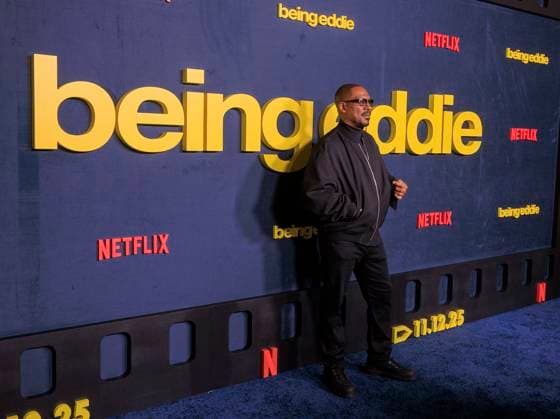 November 12, 2025, Los Angeles, California, USA: Eddie Murphy at the Netflix Being Eddie Premiere held on Wednesday November 12, 2025 at the Netflix Tudum Theater in Los Angeles, California. JAVIER ROJAS PI Los Angeles USA - ZUMAp124 20251112_zaa_p124_028 Copyright: xJavierxRojasx