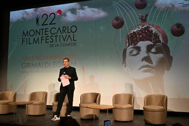 Ezio Greggio Launch and presentation of the Jury of the 22nd Monte Carlo Comedy Festival at the Grimaldi Forum in Monaco, November 12, 2025 Ezio Greggio, founder and president of the Festival, introduced the members of the Jury and the films in competition on stage in the Salle Camille Blanc of the Grimaldi Forum Actress Claudia Gerini, is President of the Jury, Franco Nero, Honorary President, Teresa Riott and Daniel McVicar make up this cinematic quartet. The Festivals aim is to promote and enhance the different genres of comedy through film premieres, Thanks to the commitment of Ezio Greggio and the late Mario Monicelli, co-founder of the event, comedy has gained a new appreciation even at prestigious festivals such as Cannes, Rome, Tur  Copyright: xBrunoxBebertx xBestimagexBrunoxBebertx xBestimagex