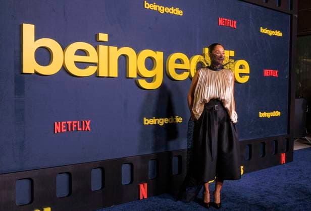 November 12, 2025, Los Angeles, California, USA: Netflix Being Eddie Premiere held on Wednesday November 12, 2025 at the Netflix Tudum Theater in Los Angeles, California. JAVIER ROJAS PI Los Angeles USA - ZUMAp124 20251112_zaa_p124_059 Copyright: xJavierxRojasx