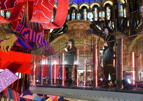 RECORD DATE NOT STATED Clara Luciani During Christmas Opening At Galeries Lafayette - Paris Clara Luciani during Christmas opening at Galeries Lafayette in Paris, France on November 12, 2025. Photo by Alain Apaydin ABACAPRESS.COM Paris France  Copyright: xApaydinxAlain ABACAx