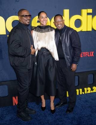 Being Eddie Premiere - Los Angeles, USA LOS ANGELES, USA. November 12, 2025: Eddie Murphy, Tracee Ellis Ross & Martin Lawrence at the premiere for Netflix s Being Eddie at the Tudum Theatre. Los Angeles CA USA  Copyright: xPaulxSmith Featureflashx