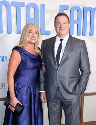 Rental Family Los Angeles Premiere, Los Angeles, USA - 12 Nov 2025 Jeanne Moore and Brendan Fraser at the Los Angeles premiere of Rental Family held at the DGA Theater in Hollywood, USA on November 12, 2025., Credit:Lumeimages.com Avalon USA, California, Los Angeles, Hollywood, CA, USA  Copyright: xLumeimages.comx xAvalonx 1052147145