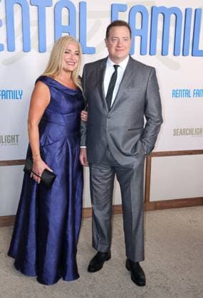 Rental Family Los Angeles Premiere, Los Angeles, USA - 12 Nov 2025 Jeanne Moore and Brendan Fraser at the Los Angeles premiere of Rental Family held at the DGA Theater in Hollywood, USA on November 12, 2025., Credit:Lumeimages.com Avalon USA, California, Los Angeles, Hollywood, CA, USA  Copyright: xLumeimages.comx xAvalonx 1052147173