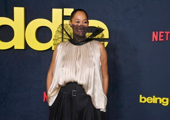 Tracee Ellis Ross attends the premiere of Netflix s biographical documentary Being Eddie at the Tudum Theater Los Angeles on Wednesday, November 12, 2025. Storyline: Follows a comprehensive look at Eddie Murphy s life and career.  LAP2025111227 JIMxRUYMEN