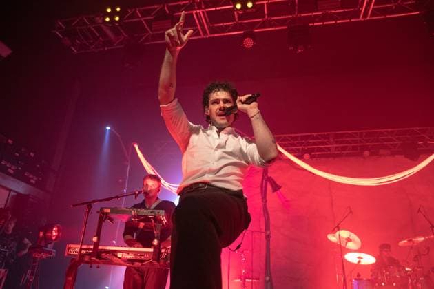 James Marriott performs at O2 Academy in Birmingham 12 November 2025: Swiss born English singer songwriter James Marriott performs live at The O2 Academy, Birmingham, UK., Credit:Stuart Hogben Avalon  Copyright: xStuartxHogbenx xAvalonx 1052099036