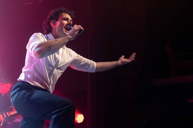 James Marriott performs at O2 Academy in Birmingham 12 November 2025: Swiss born English singer songwriter James Marriott performs live at The O2 Academy, Birmingham, UK., Credit:Stuart Hogben Avalon  Copyright: xStuartxHogbenx xAvalonx 1052099048