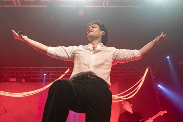 James Marriott performs at O2 Academy in Birmingham 12 November 2025: Swiss born English singer songwriter James Marriott performs live at The O2 Academy, Birmingham, UK., Credit:Stuart Hogben Avalon  Copyright: xStuartxHogbenx xAvalonx 1052099054