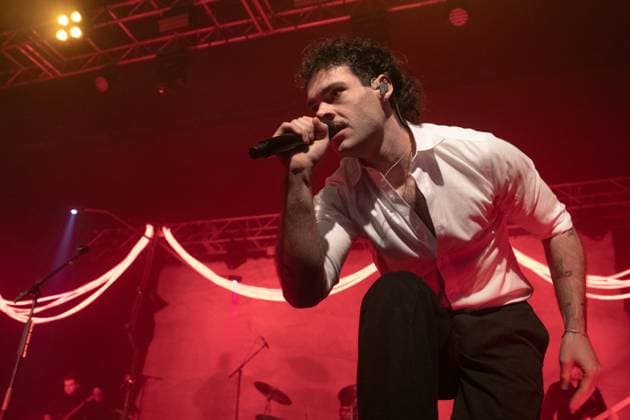 James Marriott performs at O2 Academy in Birmingham 12 November 2025: Swiss born English singer songwriter James Marriott performs live at The O2 Academy, Birmingham, UK., Credit:Stuart Hogben Avalon  Copyright: xStuartxHogbenx xAvalonx 1052099058