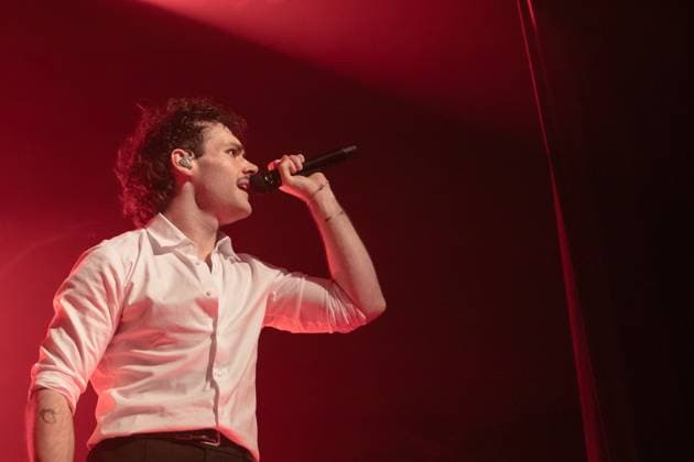 James Marriott performs at O2 Academy in Birmingham 12 November 2025: Swiss born English singer songwriter James Marriott performs live at The O2 Academy, Birmingham, UK., Credit:Stuart Hogben Avalon  Copyright: xStuartxHogbenx xAvalonx 1052099072