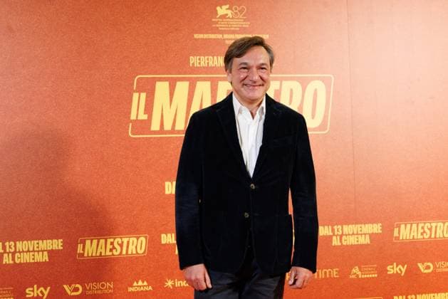 News - Il Maestro - Photocall Fabio Caressa attends the Il Maestro photocall at Cinema Anteo on November 12, 2025 in Milan, Italy. Photo: Cinzia Camela. Milan Cinema Anteo Italy Copyright: xCinziaxCamelax xLiveMediax LPN_2141417
