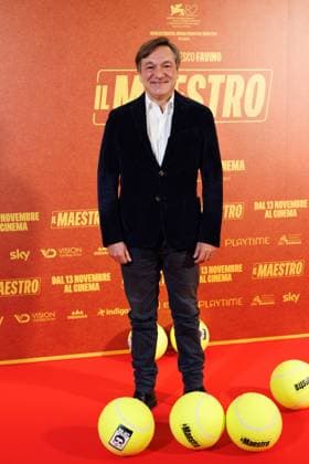 News - Il Maestro - Photocall Fabio Caressa attends the Il Maestro photocall at Cinema Anteo on November 12, 2025 in Milan, Italy. Photo: Cinzia Camela. Milan Cinema Anteo Italy Copyright: xCinziaxCamelax xLiveMediax LPN_2141421