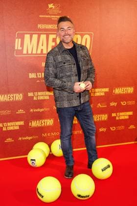 News - Il Maestro - Photocall Daniele Bossari attends the Il Maestro photocall at Cinema Anteo on November 12, 2025 in Milan, Italy. Photo: Cinzia Camela. Milan Cinema Anteo Italy Copyright: xCinziaxCamelax xLiveMediax LPN_2141438
