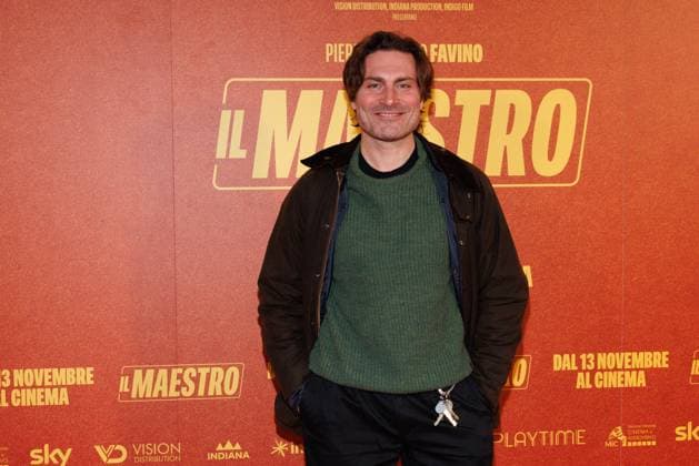 News - Il Maestro - Photocall Federico Russo attends the Il Maestro photocall at Cinema Anteo on November 12, 2025 in Milan, Italy. Photo: Cinzia Camela. Milan Cinema Anteo Italy Copyright: xCinziaxCamelax xLiveMediax LPN_2141449