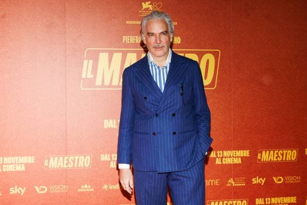 News - Il Maestro - Photocall Andrea Di Stefano attends the Il Maestro photocall at Cinema Anteo on November 12, 2025 in Milan, Italy. Photo: Cinzia Camela. Milan Cinema Anteo Italy Copyright: xCinziaxCamelax xLiveMediax LPN_2141486