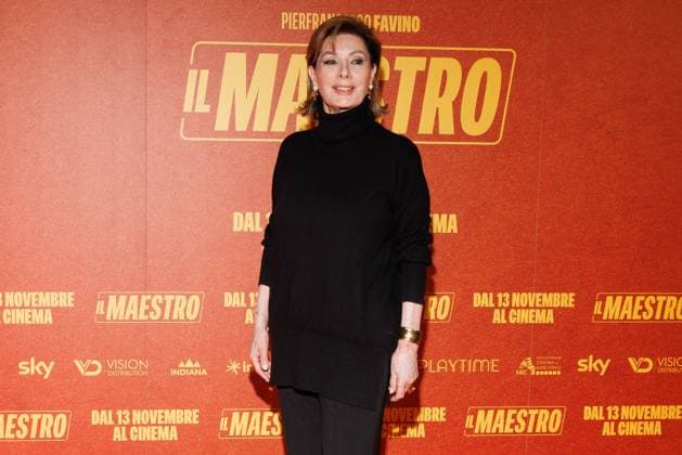 News - Il Maestro - Photocall Edwige Fenech attends the Il Maestro photocall at Cinema Anteo on November 12, 2025 in Milan, Italy. Photo: Cinzia Camela. Milan Cinema Anteo Italy Copyright: xCinziaxCamelax xLiveMediax LPN_2141494