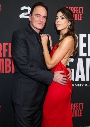 Los Angeles Premiere Of Saban Films The Perfect Gamble LOS ANGELES, CALIFORNIA, USA - NOVEMBER 12: American director, actor, and author Quentin Tarantino and daughter Israeli singer and model-actress Daniella Pick Tarantino arrive at the Los Angeles Premiere Of Saban Films The Perfect Gamble held at the Harmony Gold Theater on November 12, 2025 in Los Angeles, California, United States., Credit:Kay Qiao Avalon United States, California, Los Angeles, Harmony Gold Theater Copyright: xKayxQiaox xAvalonx 1052169032