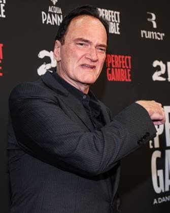 Los Angeles Premiere Of Saban Films The Perfect Gamble LOS ANGELES, CALIFORNIA, USA - NOVEMBER 12: American director, actor, and author Quentin Tarantino arrives at the Los Angeles Premiere Of Saban Films The Perfect Gamble held at the Harmony Gold Theater on November 12, 2025 in Los Angeles, California, United States., Credit:Kay Qiao Avalon United States, California, Los Angeles, Harmony Gold Theater Copyright: xKayxQiaox xAvalonx 1052169109