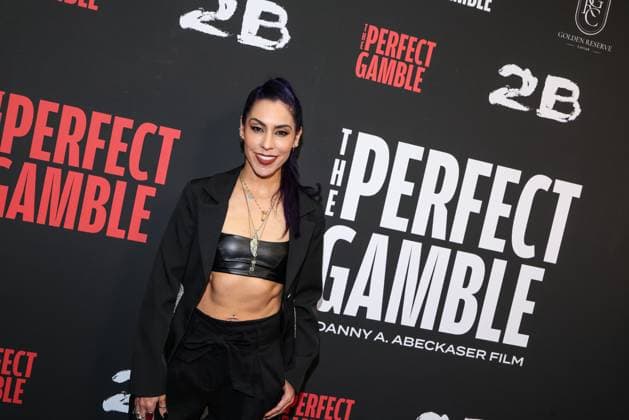 Los Angeles Premiere Of Saban Films The Perfect Gamble LOS ANGELES, CALIFORNIA, USA - NOVEMBER 12: Singer Stefni Valencia arrives at the Los Angeles Premiere Of Saban Films The Perfect Gamble held at the Harmony Gold Theater on November 12, 2025 in Los Angeles, California, United States., Credit:Kay Qiao Avalon United States, California, Los Angeles, Harmony Gold Theater  Copyright: xKayxQiaox xAvalonx 1052169132