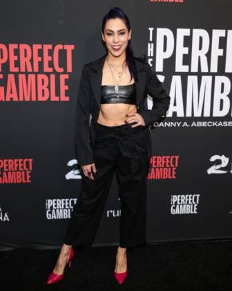 Los Angeles Premiere Of Saban Films The Perfect Gamble LOS ANGELES, CALIFORNIA, USA - NOVEMBER 12: Singer Stefni Valencia arrives at the Los Angeles Premiere Of Saban Films The Perfect Gamble held at the Harmony Gold Theater on November 12, 2025 in Los Angeles, California, United States., Credit:Kay Qiao Avalon United States, California, Los Angeles, Harmony Gold Theater  Copyright: xKayxQiaox xAvalonx 1052169139