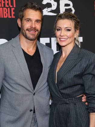 Los Angeles Premiere Of Saban Films The Perfect Gamble LOS ANGELES, CALIFORNIA, USA - NOVEMBER 12: Canadian film and television actor Stephen Huszar and girlfriend American actress, producer, writer, and director Katie Cassidy arrive at the Los Angeles Premiere Of Saban Films The Perfect Gamble held at the Harmony Gold Theater on November 12, 2025 in Los Angeles, California, United States., Credit:Kay Qiao Avalon United States, California, Los Angeles, Harmony Gold Theater Copyright: xKayxQiaox xAvalonx 1052169145