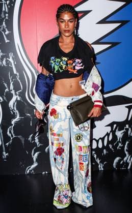 Alice + Olivia X Grateful Dead Launch Party MANHATTAN, NEW YORK CITY, NEW YORK, USA - NOVEMBER 12: Sam Borges arrives at the Alice + Olivia X Grateful Dead Launch Party held at the Angel Orensanz Center on November 12, 2025 in Manhattan, New York City, New York, United States., Credit:Image Press Agency Avalon United States, New York, New York City, Angel Orensanz Center Copyright: xImagexPressxAgencyx xAvalonx 1052181033