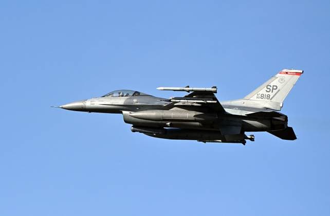 04 11 2025, xjrdrx, Politics, Air Force US Air Force, Lockheed Martin F 16 Fighting Falcon fighter aircraft Spangdahlem
