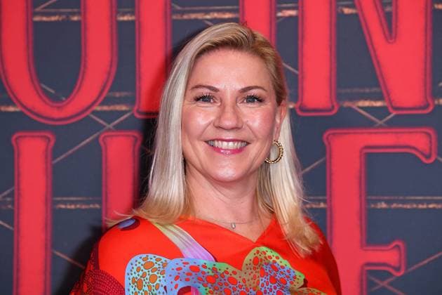 Aleksandra Bechtel at the premiere of Sarah Engels at Moulin Rouge The Musical at the Musical Dome in Cologne on 13 11 2025